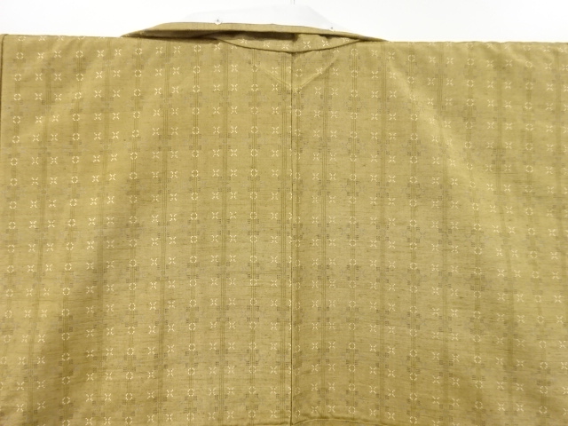  未使用品　仕立て上がり　本場琉球花織　手織り紬着物